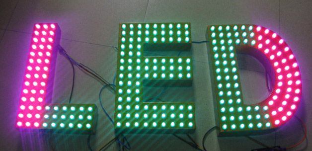 LED七彩發(fā)光字